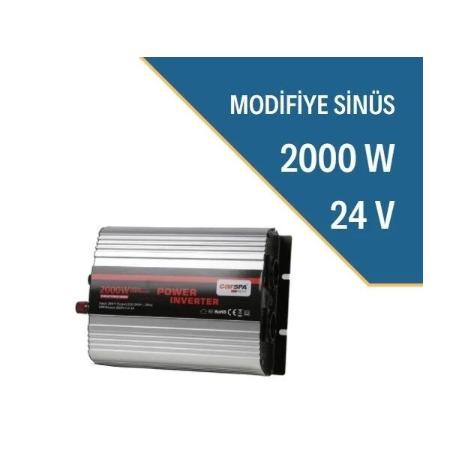  Güneş paneli İnverteri, 2000W-24V Modifiye 